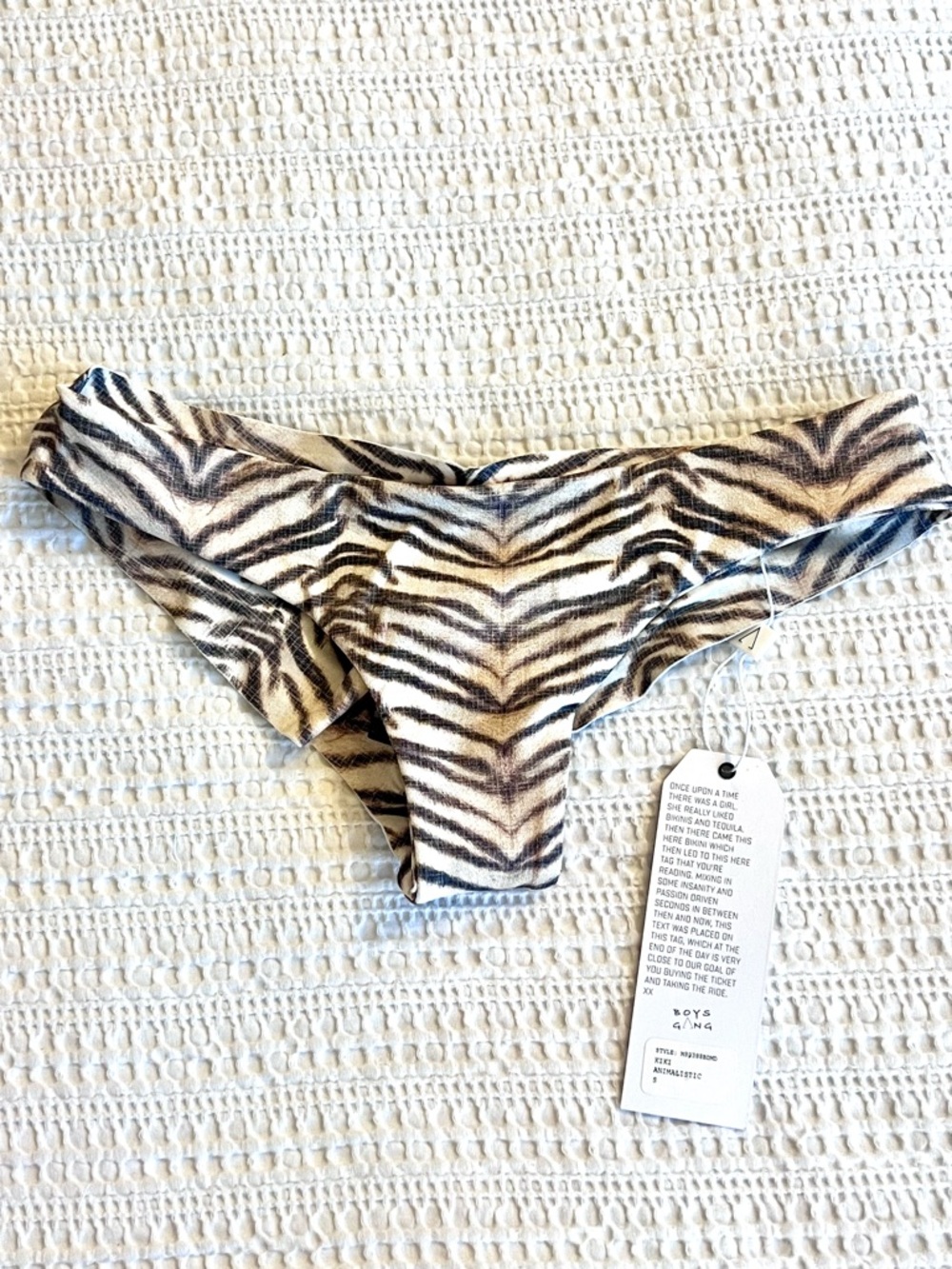 Boys + Arrows Animal Print Bikini Bottom Kiki Animalistic - Picture 4 of 5
